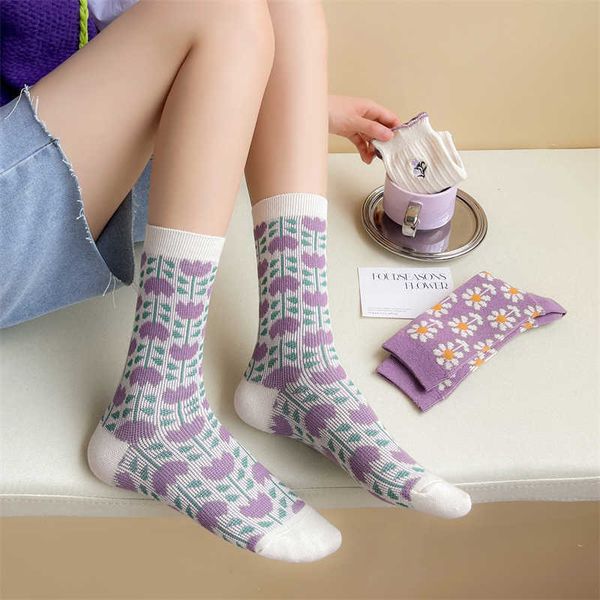 socks hosiery 2022 women long socks new cute girls cotton breathable absorb sweat flower embroidery casual women's socks fashion t22110, Black;white
socks hosiery 2022 women long socks new cute girls cotton breathable absorb sweat flower embroidery casual women's socks fashion t22110, Black;white