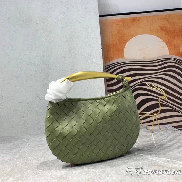 women clutch bag cowhide leather knot bag weave hardware handle half month bags luxury brand designer hobo totes woven handbags
women clutch bag cowhide leather knot bag weave hardware handle half month bags luxury brand designer hobo totes woven handbags