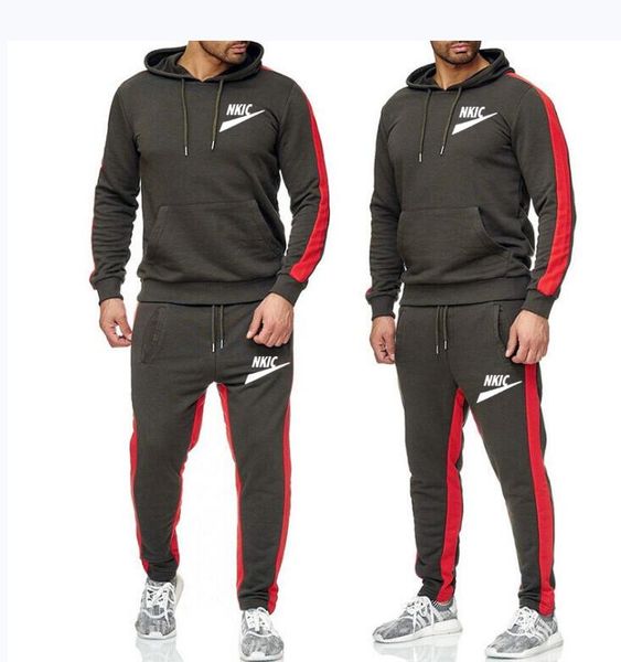 solid mens tracksuit autumn spring jacket sweatpants 2 pieces set male casual men's sportswear sweatsuit brand clothing, Gray
solid mens tracksuit autumn spring jacket sweatpants 2 pieces set male casual men's sportswear sweatsuit brand clothing, Gray
