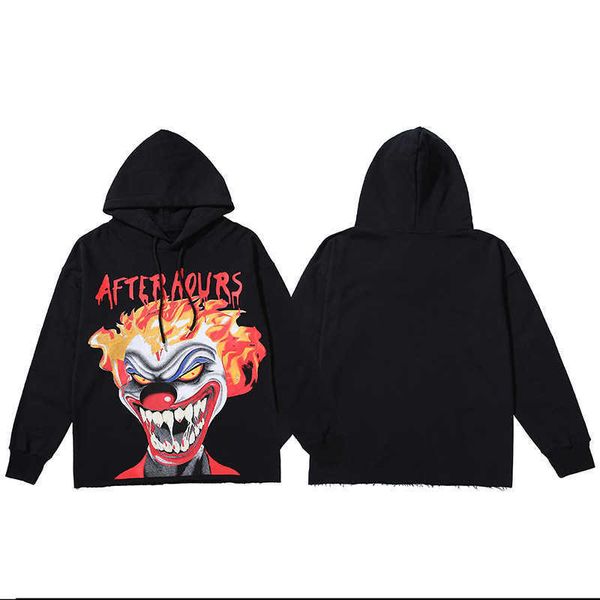 men's hoody vlo one fashion designer clown large v-loop hoodie edge loose street hip hop men women hoodies cotton terry pullover, Black
men's hoody vlo one fashion designer clown large v-loop hoodie edge loose street hip hop men women hoodies cotton terry pullover, Black