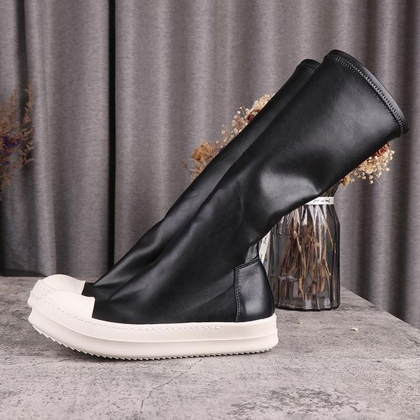 women's boots male sneakers high-boot sports shoes high street luxury slip-on owens mid-calf women, Black
women's boots male sneakers high-boot sports shoes high street luxury slip-on owens mid-calf women, Black
