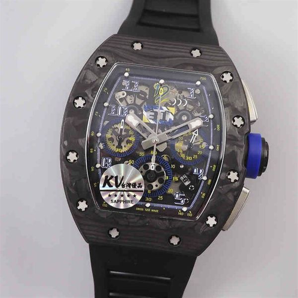 luxury automatic mechanical watch richa milles mens cosmograph carbon fiber skeleton hollow zwart rubber gmt cloc
luxury automatic mechanical watch richa milles mens cosmograph carbon fiber skeleton hollow zwart rubber gmt cloc