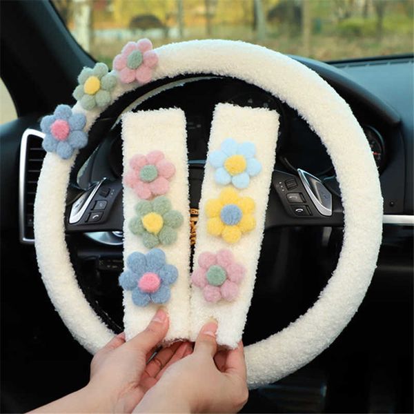steering wheel covers cute cartoon plush color flowers universal car steering wheel cover auto seatbelt cover imitate lamb wool women car ac
steering wheel covers cute cartoon plush color flowers universal car steering wheel cover auto seatbelt cover imitate lamb wool women car ac