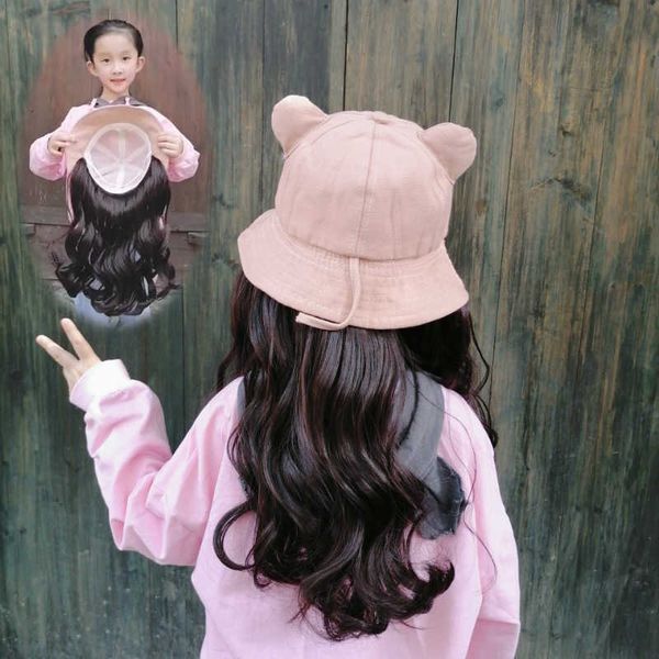 hair lace wigs children's integrated non detachable long curly hair big wave autumn and winter warm wig hat female, Black
hair lace wigs children's integrated non detachable long curly hair big wave autumn and winter warm wig hat female, Black