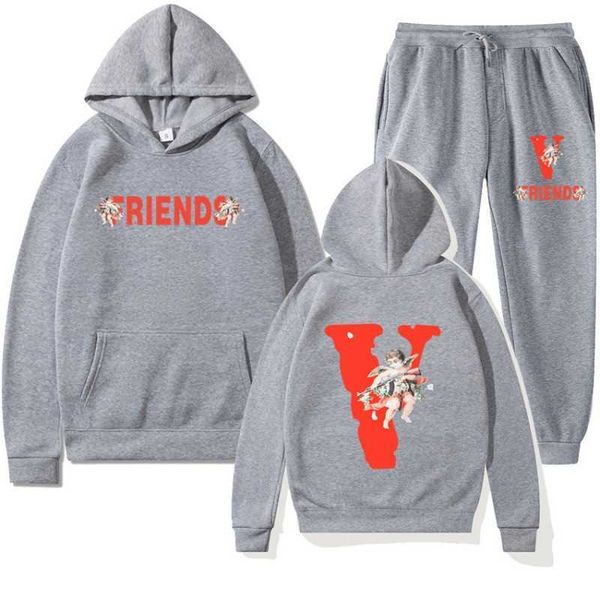 men's hoody vlo one fashion designer casual friends angel loose hoodie suit men women sweater cotton terry pullover long sleeve ezzv, Black
men's hoody vlo one fashion designer casual friends angel loose hoodie suit men women sweater cotton terry pullover long sleeve ezzv, Black