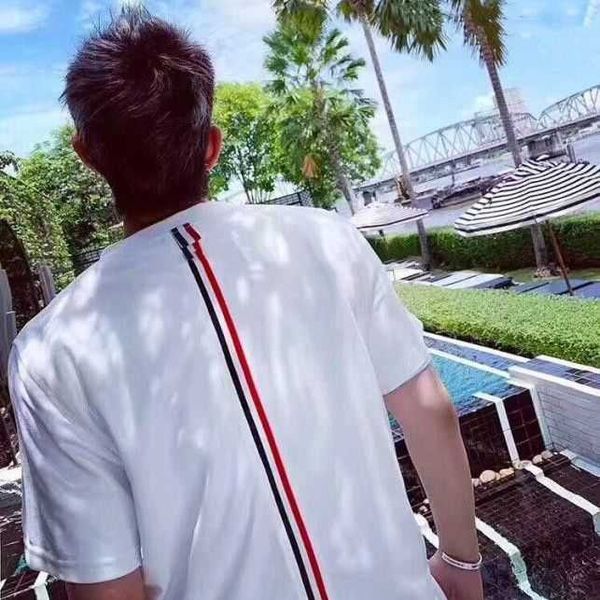 fashion designer thomes brownns t-shirt tb short sleeved men's colored round neck bead pure cotton casual loose summer t-shirt trendy h, White;black
fashion designer thomes brownns t-shirt tb short sleeved men's colored round neck bead pure cotton casual loose summer t-shirt trendy h, White;black