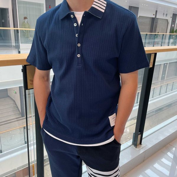 mens womens summer t shirt thoms brownns designers s b four polo lapel -shirt classic short sleeved luxury shirt loose, White;black
mens womens summer t shirt thoms brownns designers s b four polo lapel -shirt classic short sleeved luxury shirt loose, White;black