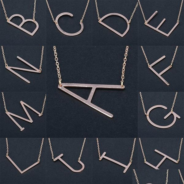 pendant necklaces letter necklace initials jewelry accessories color gold chains necklaces personalized name pendant drop delivery pe dhgjm, Silver
pendant necklaces letter necklace initials jewelry accessories color gold chains necklaces personalized name pendant drop delivery pe dhgjm, Silver