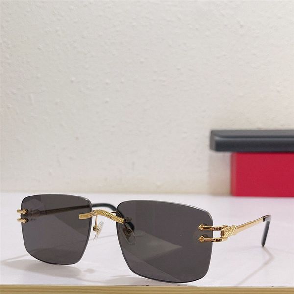 new fashion design sunglasses 0035rs square rimless frame simple and popular style easy to wear outdoor uv400 protection glasses high end qu, White;black
new fashion design sunglasses 0035rs square rimless frame simple and popular style easy to wear outdoor uv400 protection glasses high end qu, White;black