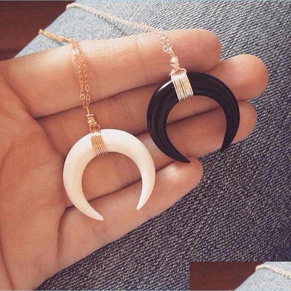 pendant necklaces liduo new fashion ivory bone white black color moon pendant necklaces for women crescent double horn chokers jewel dhwhb, Silver
pendant necklaces liduo new fashion ivory bone white black color moon pendant necklaces for women crescent double horn chokers jewel dhwhb, Silver