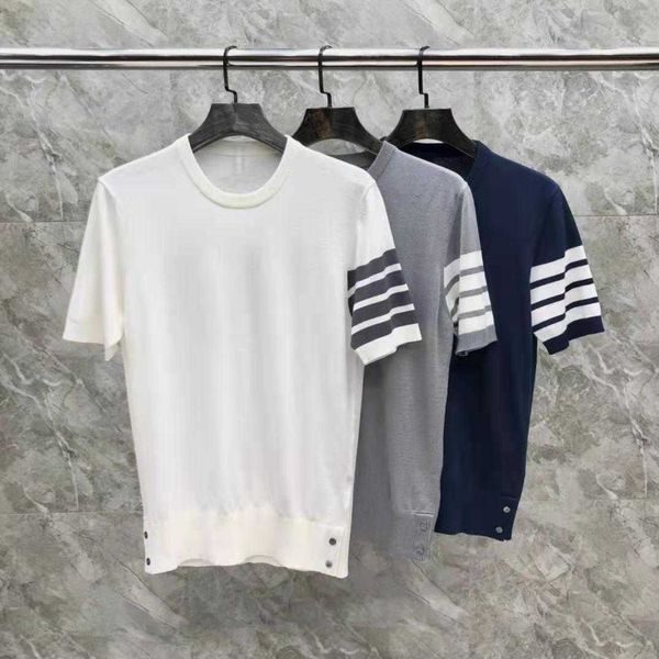 summer t shirt thoms brownns mens womens designers t-shirts tb new round neck four bar short sleeve t-shirt casual men's and women', White;black
summer t shirt thoms brownns mens womens designers t-shirts tb new round neck four bar short sleeve t-shirt casual men's and women', White;black