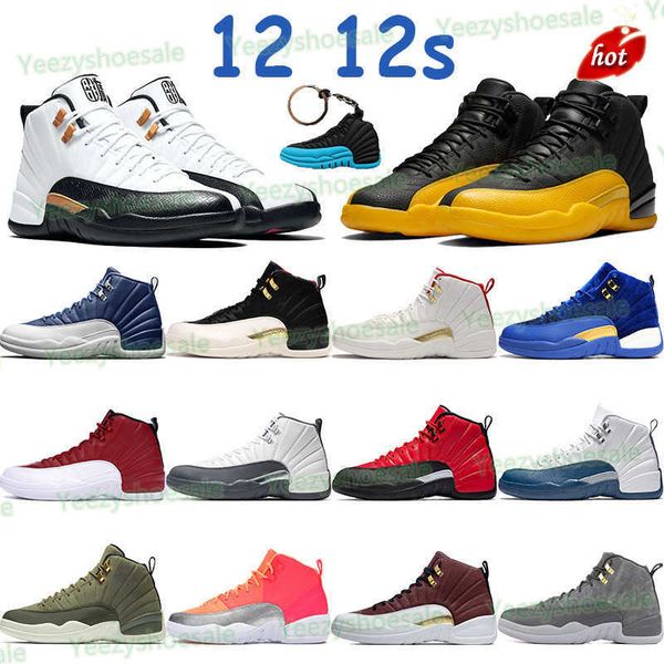 2021 men basketball shoes 12 12s sneakers indigo university gold flu game cny taxi ovo black cherry bordeaux white sports trainers keychain
2021 men basketball shoes 12 12s sneakers indigo university gold flu game cny taxi ovo black cherry bordeaux white sports trainers keychain