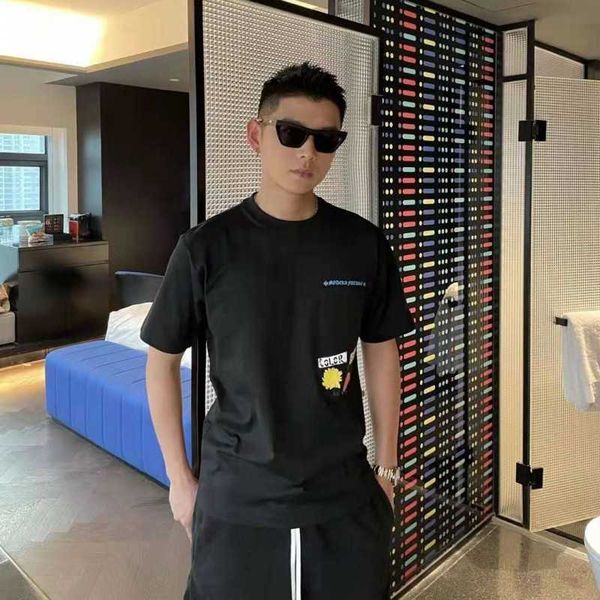 spring and summer fashion br pocket sanskrit cartoon lip print round neck short sleeve loose t-shirt for men women, White;black
spring and summer fashion br pocket sanskrit cartoon lip print round neck short sleeve loose t-shirt for men women, White;black