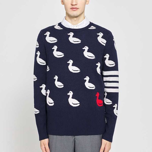tb mens sweaters kawaii duck 4bar stripes crewneck pullovers womens 2022 korean design harajuku casual daily coats, White;black
tb mens sweaters kawaii duck 4bar stripes crewneck pullovers womens 2022 korean design harajuku casual daily coats, White;black