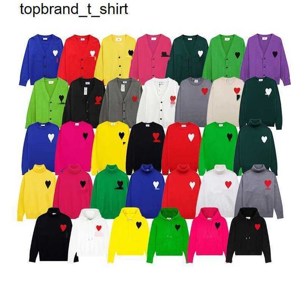 men's sweaters designer amis fashion brand wool sweater men's women's same pure cotton fashion streetwear sweaters, White;black
men's sweaters designer amis fashion brand wool sweater men's women's same pure cotton fashion streetwear sweaters, White;black