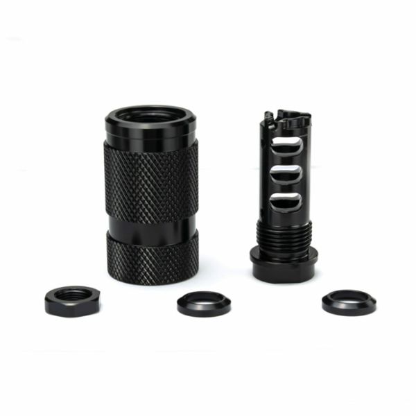 solvent trap 3rd muzzle brake .223/9mm/5.56/ss/1/2-28rh/ 13/16-16 outer inner sleeve pack
solvent trap 3rd muzzle brake .223/9mm/5.56/ss/1/2-28rh/ 13/16-16 outer inner sleeve pack
