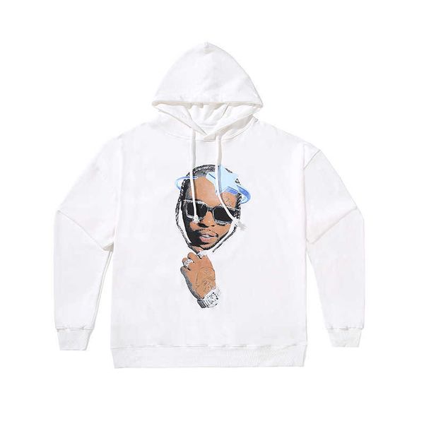 men's hoody vlo one fashion designer high street hip hop star portrait limited hooded sweater casual loose back men women hoodies cotto, Black
men's hoody vlo one fashion designer high street hip hop star portrait limited hooded sweater casual loose back men women hoodies cotto, Black