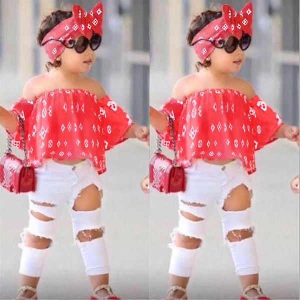 kids summer girls clothing sets off shoulder hole white pants hairband girls clothes set children clothes308h
kids summer girls clothing sets off shoulder hole white pants hairband girls clothes set children clothes308h