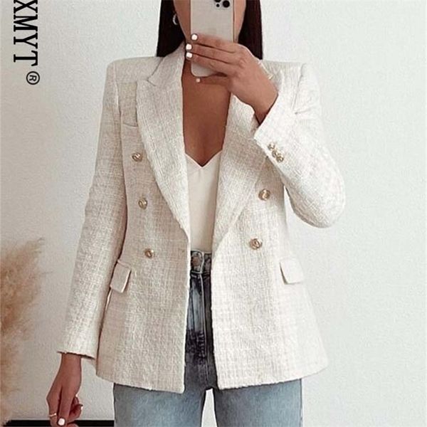 women's suits blazers klkxmyt women jacket spring traf fashion double breasted tweed blazer coat vintage long sleeve female outerwear c, White;black
women's suits blazers klkxmyt women jacket spring traf fashion double breasted tweed blazer coat vintage long sleeve female outerwear c, White;black