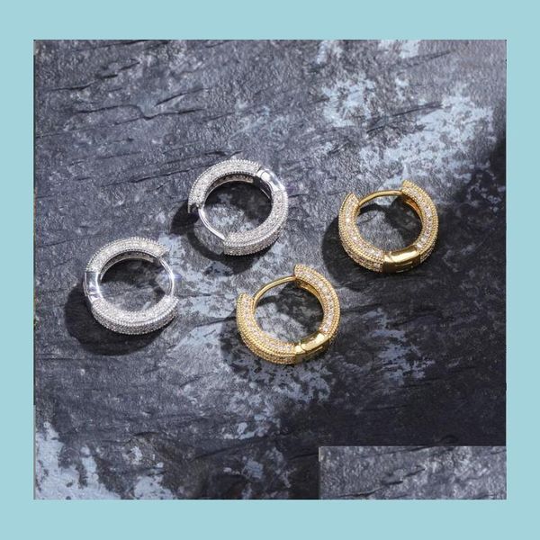 hoop huggie 18k gold plated copper zircon hoop earrings men women hip hop jewelry iced out stud earings bling diamond earring for dh2i8, Golden;silver
hoop huggie 18k gold plated copper zircon hoop earrings men women hip hop jewelry iced out stud earings bling diamond earring for dh2i8, Golden;silver