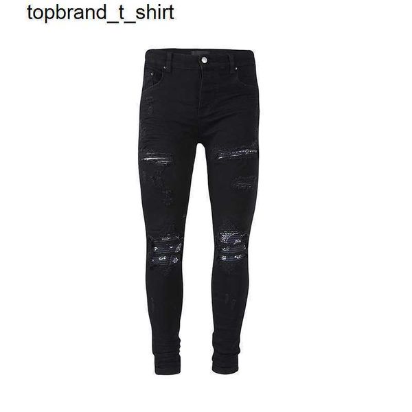men's jeans designer amirs water black cashew flower patch elastic slim jeans men women fashion brand pants, Blue
men's jeans designer amirs water black cashew flower patch elastic slim jeans men women fashion brand pants, Blue