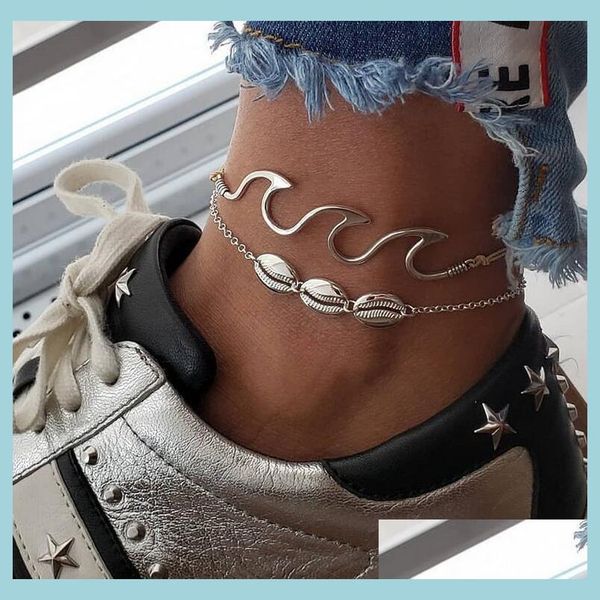 anklets shell wave anklets foot chain mtilayer sier shells anklet bracelet beach jewelry for women drop delivery dhtxv, Red;blue
anklets shell wave anklets foot chain mtilayer sier shells anklet bracelet beach jewelry for women drop delivery dhtxv, Red;blue