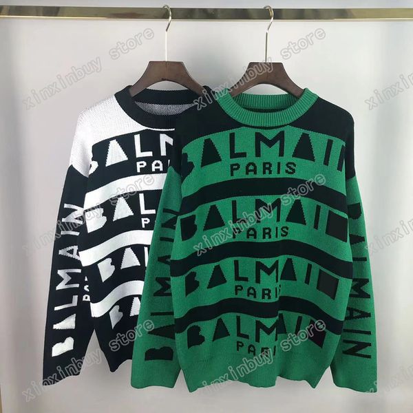 xinxinbuy men designer hoodie sweater stripe letter jacquard print paris cotton women black green blue m-2xl, Black;brown
xinxinbuy men designer hoodie sweater stripe letter jacquard print paris cotton women black green blue m-2xl, Black;brown