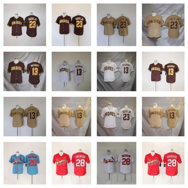 custom college wear baseball uniform 28 nolan arenado 22 kershaw 23 fernando tatis jr 13 manny machado, Black
custom college wear baseball uniform 28 nolan arenado 22 kershaw 23 fernando tatis jr 13 manny machado, Black