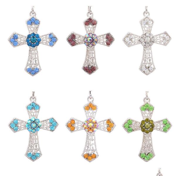 pendant necklaces pretty cross pendant beautifly necklace for women sweater chain sier color rhinestone crystal drop delivery jewelr dhkg0, Silver
pendant necklaces pretty cross pendant beautifly necklace for women sweater chain sier color rhinestone crystal drop delivery jewelr dhkg0, Silver