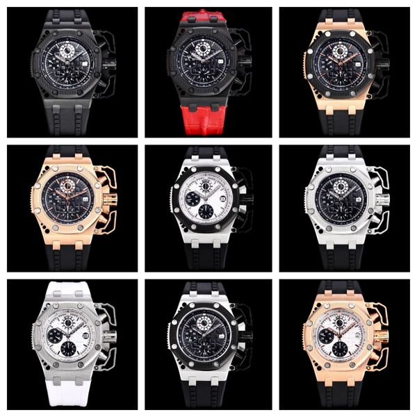 om montre de luxe mens watches 44mm chronograph automatic mechanical movement steel case fluorine rubber strap luxury watch wristwatches wat, Slivery;brown
om montre de luxe mens watches 44mm chronograph automatic mechanical movement steel case fluorine rubber strap luxury watch wristwatches wat, Slivery;brown