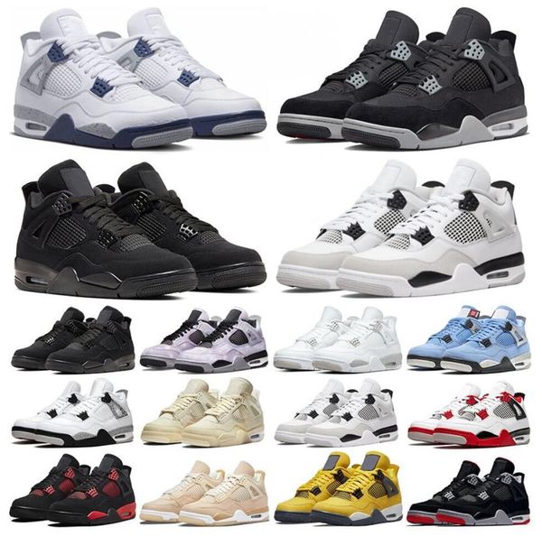 military black cats jumpman 4s basketballs shoes for mens womens designer basketball sneaker 4 sail university blue thunder red bred trainer
military black cats jumpman 4s basketballs shoes for mens womens designer basketball sneaker 4 sail university blue thunder red bred trainer
