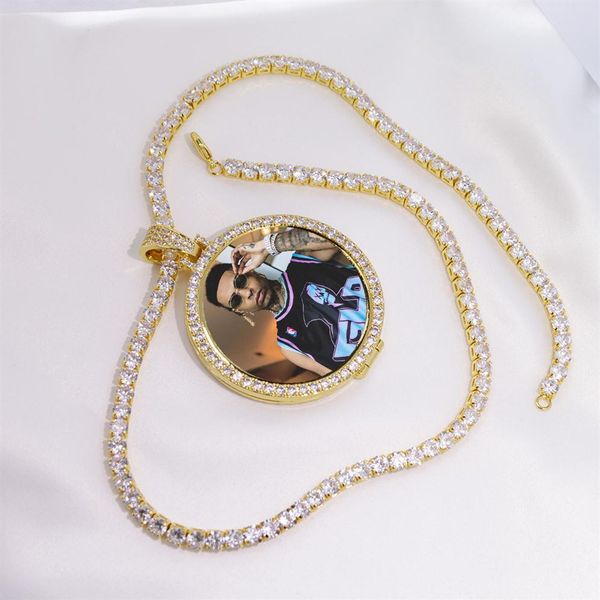 round po custom made po medallions pendant picture necklace & tennis chain gold color cubic zircon men's hip hop jewelry cx200721253g, Silver
round po custom made po medallions pendant picture necklace & tennis chain gold color cubic zircon men's hip hop jewelry cx200721253g, Silver