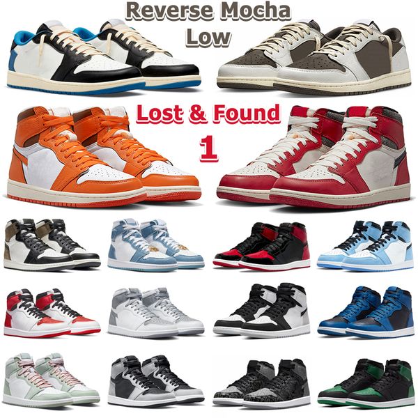 1 high og basketball shoes men women 1s dark reverse mocha lost and found starfish taxi patent bred denim mens trainers outdoor sports sneak
1 high og basketball shoes men women 1s dark reverse mocha lost and found starfish taxi patent bred denim mens trainers outdoor sports sneak