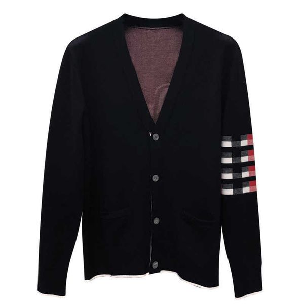tb mens sweater autunm winter fashion brand coats classic wool little lion pattern 4bar stripe cardigans casual harajuku sweaters, White;black
tb mens sweater autunm winter fashion brand coats classic wool little lion pattern 4bar stripe cardigans casual harajuku sweaters, White;black