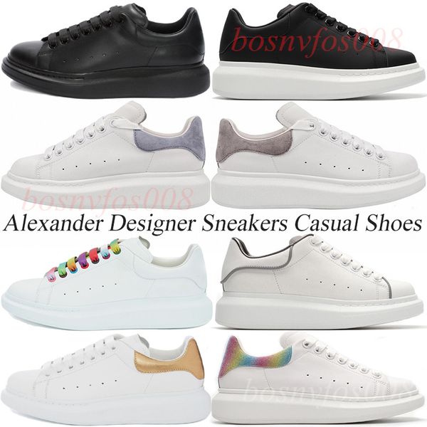 2023 designer shoes women mcqueen sneaker men mens white rose gold rainbow light gold ivory black suede teal shock pink alexander sneakers
2023 designer shoes women mcqueen sneaker men mens white rose gold rainbow light gold ivory black suede teal shock pink alexander sneakers