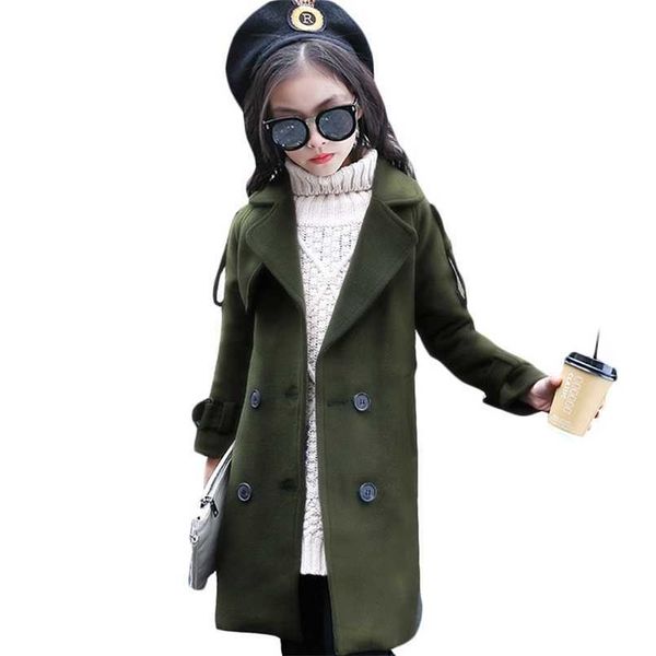 girls winter jackets long woolen coats for kids casual autumn children's clothes teenage clothing 6 8 12 years, Blue;gray
girls winter jackets long woolen coats for kids casual autumn children's clothes teenage clothing 6 8 12 years, Blue;gray