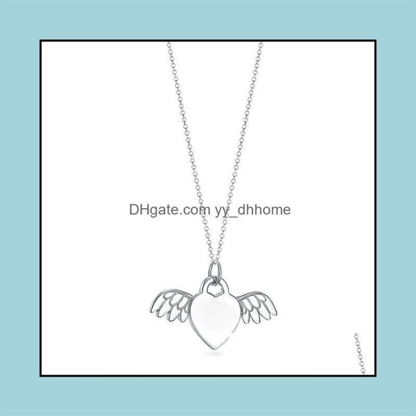 pendant necklaces & pendants jewelry original 100% 925 sterling sier devil angel heart necklace love shape rose gold elegant drop deliv231u, Silver
pendant necklaces & pendants jewelry original 100% 925 sterling sier devil angel heart necklace love shape rose gold elegant drop deliv231u, Silver