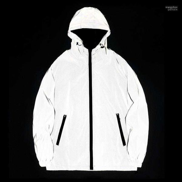 men's hoodies & sweatshirts fleece men's jackets night reflective double fabric windbreaker hooded jacket men hip hop dancer singe, Black
men's hoodies & sweatshirts fleece men's jackets night reflective double fabric windbreaker hooded jacket men hip hop dancer singe, Black