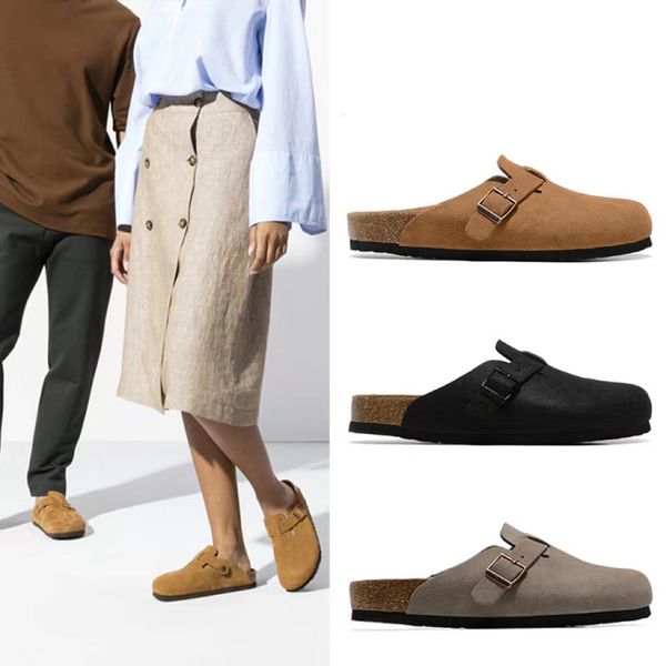 designer slippers cork flat slippers fashion designleather shoes baotoushoes men's women's clogs leather baotouslippers head arizo, Black
designer slippers cork flat slippers fashion designleather shoes baotoushoes men's women's clogs leather baotouslippers head arizo, Black