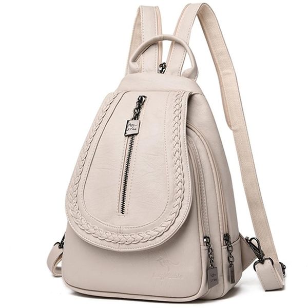 women leather backpacks zipper female chest bag sac a dos travel back pack ladies bagpack mochilas school bags for teenage girls y20122256m
women leather backpacks zipper female chest bag sac a dos travel back pack ladies bagpack mochilas school bags for teenage girls y20122256m