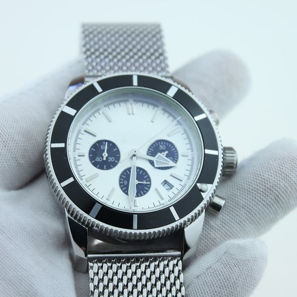 fashion business men's watch stainless steel quartz chronograph automatic date, Slivery;brown
fashion business men's watch stainless steel quartz chronograph automatic date, Slivery;brown