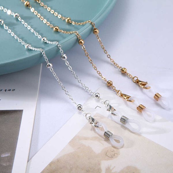beaded glasses accessories glasses rope simple color preserving electroplated metal mask light luxury wireless headset chain
beaded glasses accessories glasses rope simple color preserving electroplated metal mask light luxury wireless headset chain