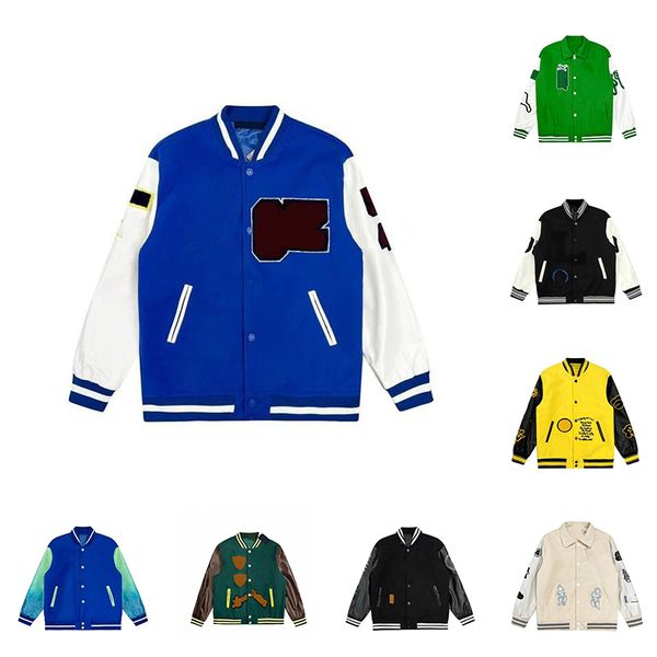 men's jackets baseball jacket letters stitching embroidery autumn winter outerwear men causal outwear coats, Black;brown
men's jackets baseball jacket letters stitching embroidery autumn winter outerwear men causal outwear coats, Black;brown