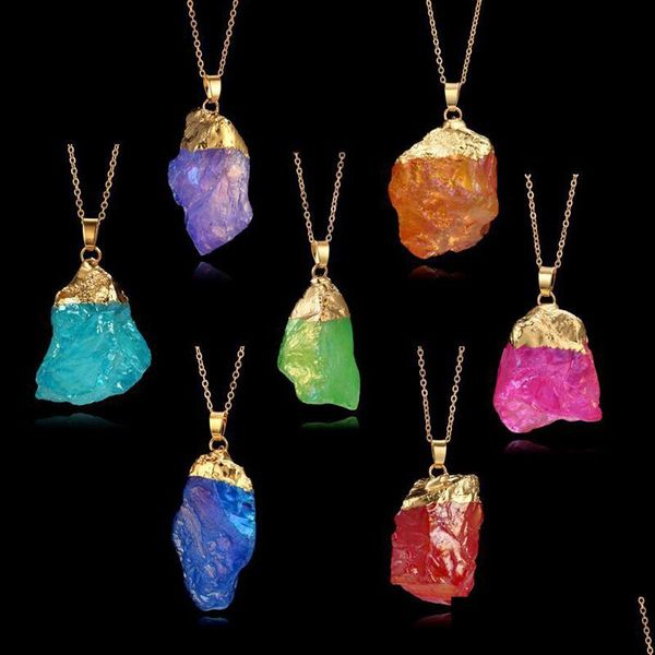 pendant necklaces natural stone rainbow crystal pendant necklace wire wrap irregar quartz necklaces drop delivery jewelry pendants dhxgl, Silver
pendant necklaces natural stone rainbow crystal pendant necklace wire wrap irregar quartz necklaces drop delivery jewelry pendants dhxgl, Silver