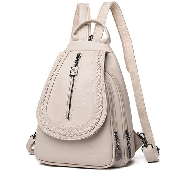 women leather backpacks zipper female chest bag sac a dos travel back pack ladies bagpack mochilas school bags for teenage girls y20122326m
women leather backpacks zipper female chest bag sac a dos travel back pack ladies bagpack mochilas school bags for teenage girls y20122326m