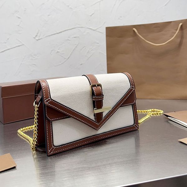 canvas crossbody bag shoulder bag chains envelope handbag women purse patchwork leather metal letters thread hasp hardware plain fashion fla
canvas crossbody bag shoulder bag chains envelope handbag women purse patchwork leather metal letters thread hasp hardware plain fashion fla