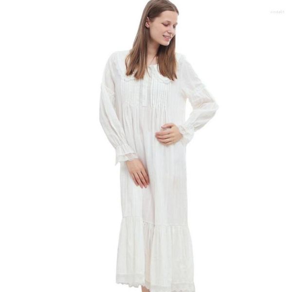 women's sleepwear sleeping dress turn-down collar women long sleeve cotton nightgowns vintage nightdress
women's sleepwear sleeping dress turn-down collar women long sleeve cotton nightgowns vintage nightdress