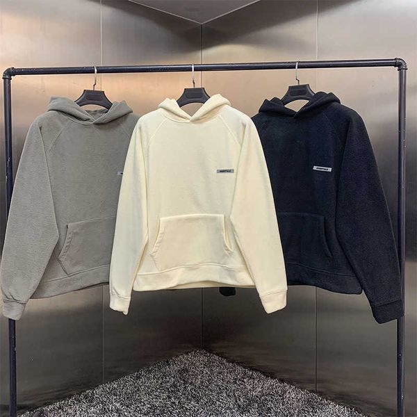 men's hoody fashion fog designer esenti double thread fleece half zipper stand collar sweater men high street loose sweatshirt oversize, Black
men's hoody fashion fog designer esenti double thread fleece half zipper stand collar sweater men high street loose sweatshirt oversize, Black