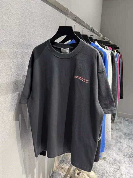 fashion brand designer t shirt letter embroidery short sleeve paris men and women short sleeve dark grey blue balanciagas, White;black
fashion brand designer t shirt letter embroidery short sleeve paris men and women short sleeve dark grey blue balanciagas, White;black