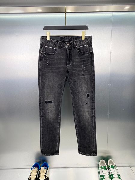 new men's slim straight jeans brand design back pocket letter embossed denim jeans, Blue
new men's slim straight jeans brand design back pocket letter embossed denim jeans, Blue